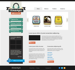 Logo Design by wolf for Tinamps | Design: #1150239