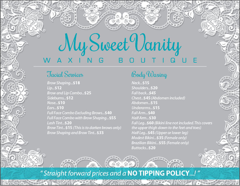 Design de Carte Postale par weaponface-creative pour Sweet Vanity Waxing Boutique | Design #4141631