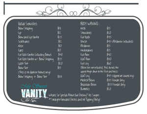 Postcard Design by cyndialee for Sweet Vanity Waxing Boutique | Design #4138362