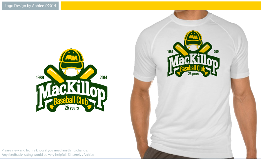 Logo Design by Anhlee for MacKillop Baseball Club | Design #4180325