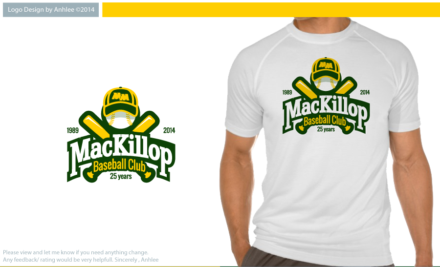 Logo Design by Anhlee for MacKillop Baseball Club | Design #4180408