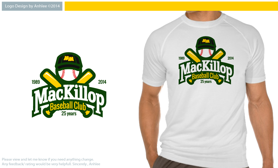 Logo Design by Anhlee for MacKillop Baseball Club | Design #4195900