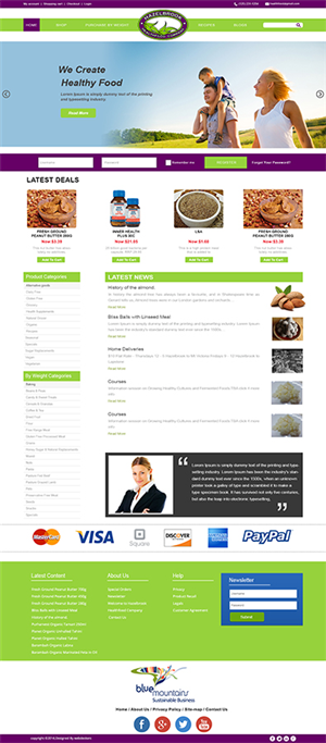 Web Design par TheCodeWire pour Spirit of Health and Wellbeing | Design : #4252088