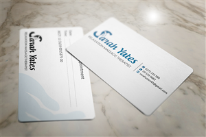 private relaxation massage therapist business card  | Business Card Design by MT