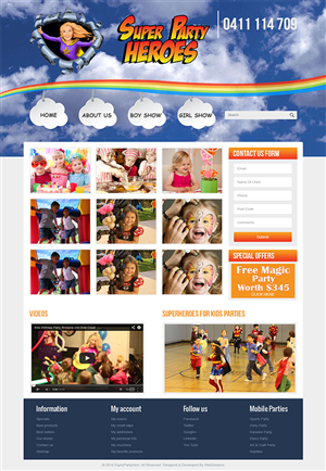Wordpress Design by TheCodeWire for stephanie louise lee-Harper | Design: #4148368
