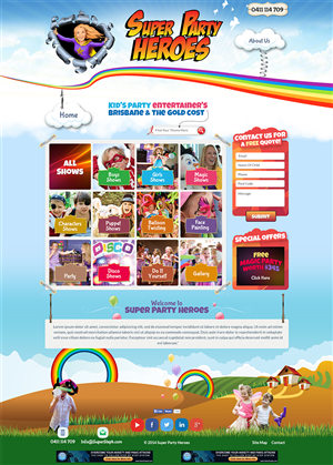 Wordpress Design by Mayank Patel for stephanie louise lee-Harper | Design: #4149301
