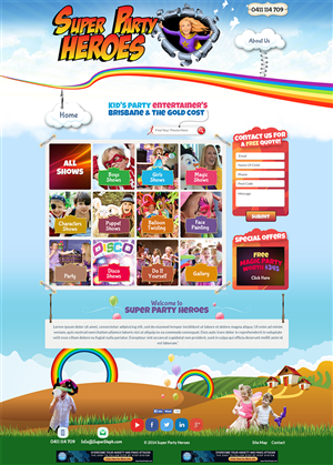 Wordpress Design by Mayank Patel for stephanie louise lee-Harper | Design: #4149308