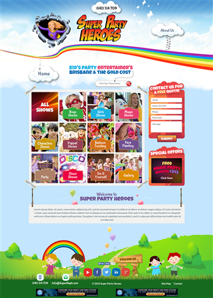 Wordpress Design by Mayank Patel for stephanie louise lee-Harper | Design: #4165860