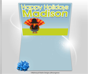 Grusskarten-Design von Mahmoud Shahin für dieses Projekt | Design: #1147940