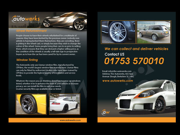 professional bold flyer design for harry michael by priyo subarkah where can window tinting flyers be displayed