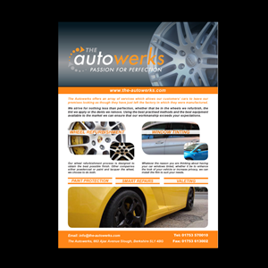 A5 flyer required for alloy wheel refurbishment/window tinting company based in UK | Diseño de Flyer por JACQUI