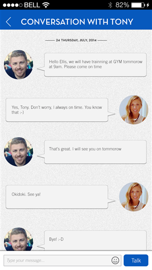 App Design by Cris Tran for this project | Design: #4185466