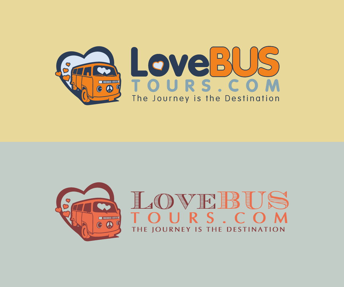 Logo Design by GliderGraphx for love bus tours | Design #4183435