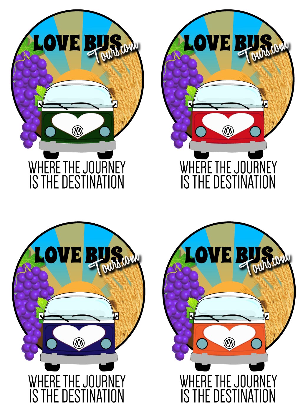Diseño de Logo por Rachelwhittney para love bus tours | Diseño #4140070