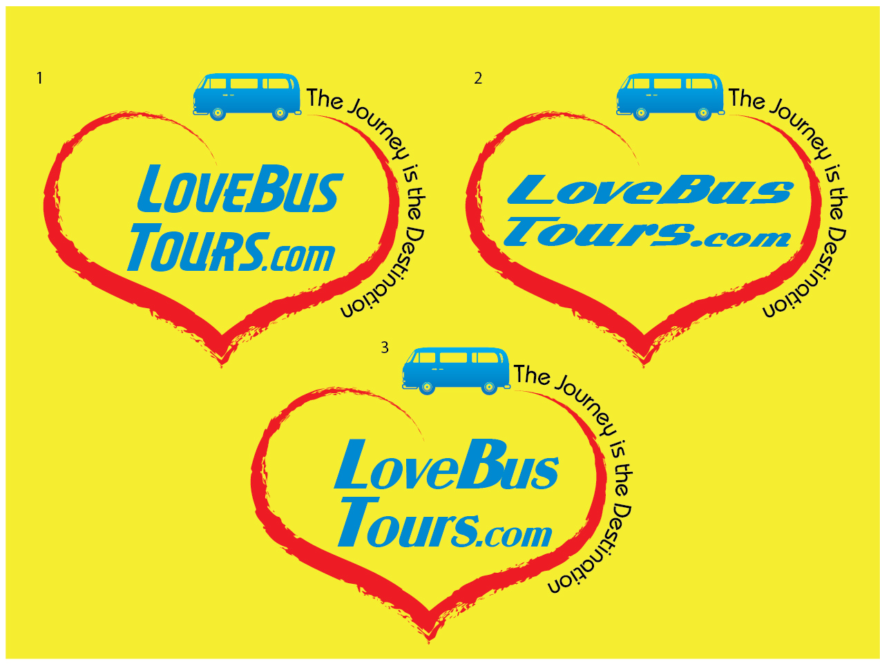 Logo Design by grabson for love bus tours | Design #4157343