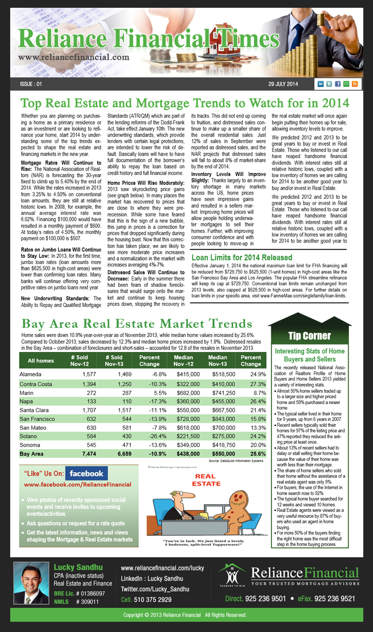 Newsletter Design by Best Design Hub for Reliance Financial | Design #4304893