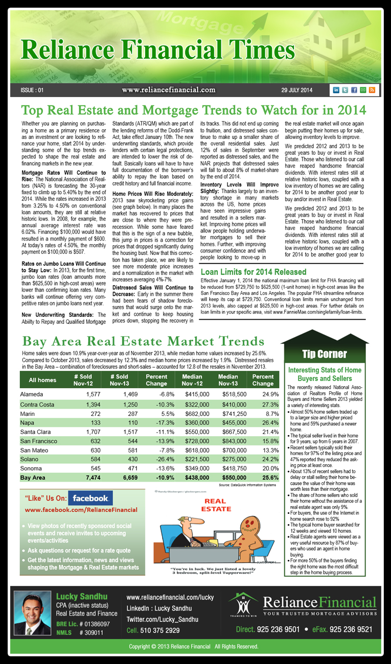 Newsletter-Design von Best Design Hub für Reliance Financial | Design #4342075