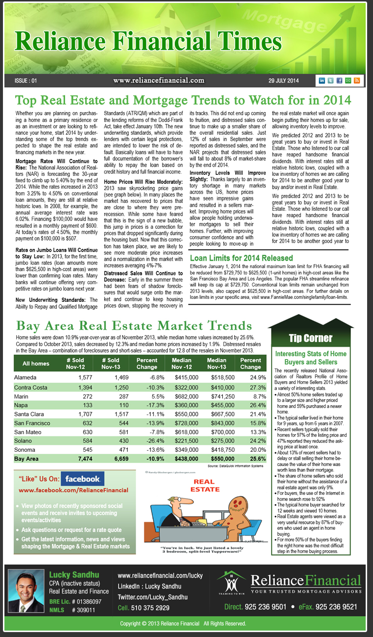 Newsletter Design by Best Design Hub for Reliance Financial | Design #4384349