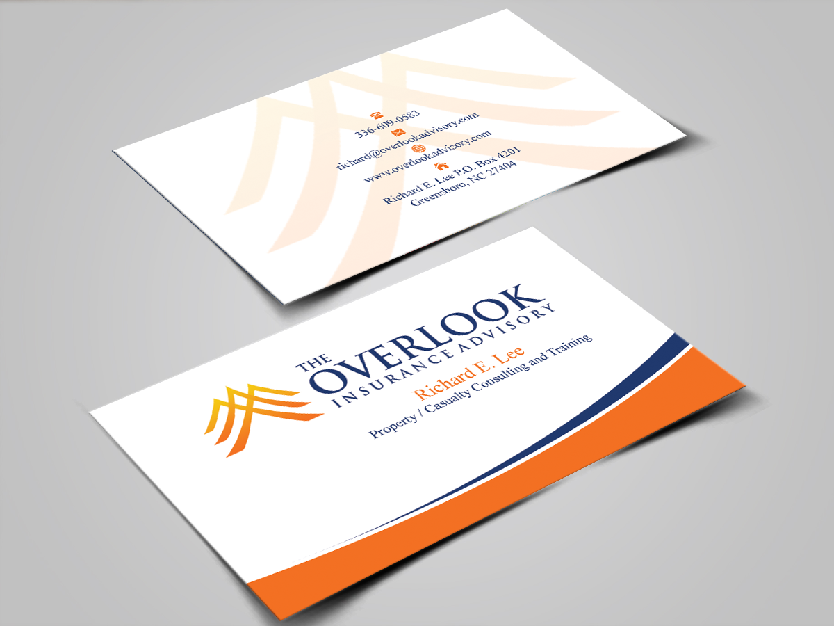 Business Card Design by shaikhdesign for The Overlook Insurance Advisory | Design #4150176