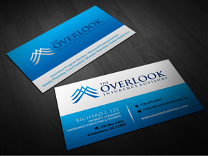 Business Card Design by Pointless Pixels India for The Overlook Insurance Advisory | Design: #4144663