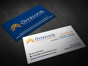 Business Card Design by Pointless Pixels India for The Overlook Insurance Advisory | Design: #4144750
