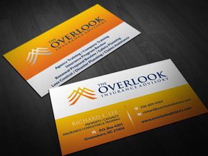 Business Card Design by Pointless Pixels India for The Overlook Insurance Advisory | Design: #4159752