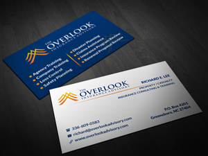 Business Card Design by Pointless Pixels India for The Overlook Insurance Advisory | Design: #4159793