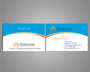 Business Card Design by farani for The Overlook Insurance Advisory | Design: #4154527