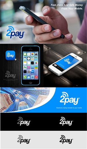 2pay | Logo Design by ADesign