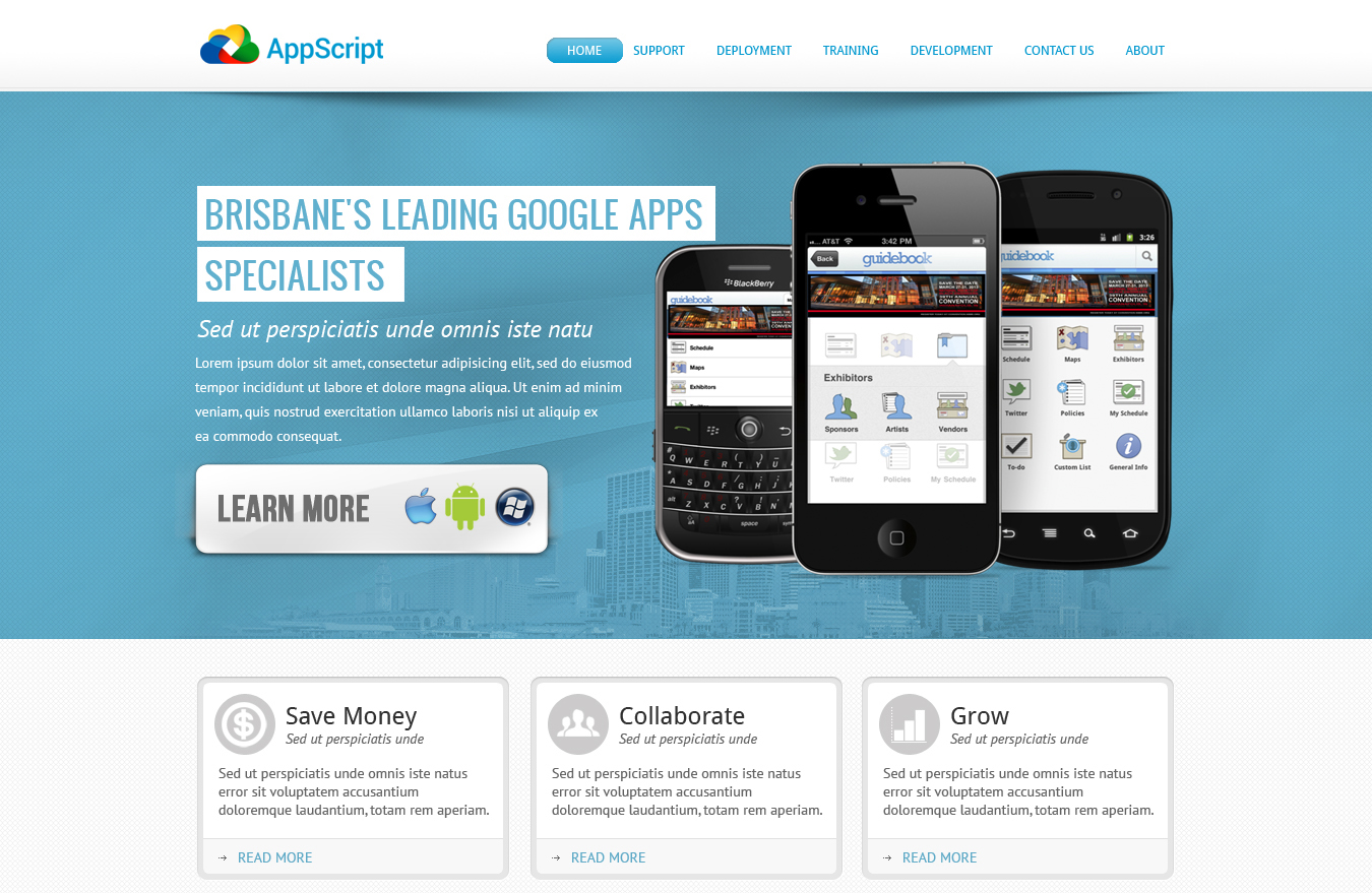 Diseño Web por RyanM para AppScript | Diseño #1192583