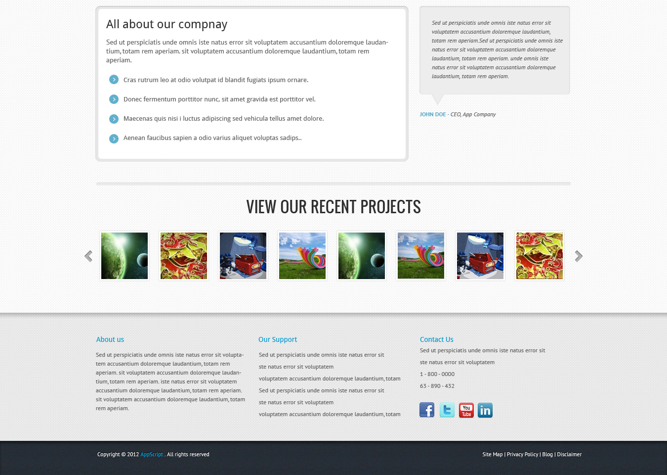 Web Design by RyanM for AppScript | Design #1192586