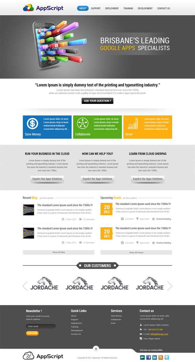 Diseño Web por Mayank Patel para AppScript | Diseño #1178281