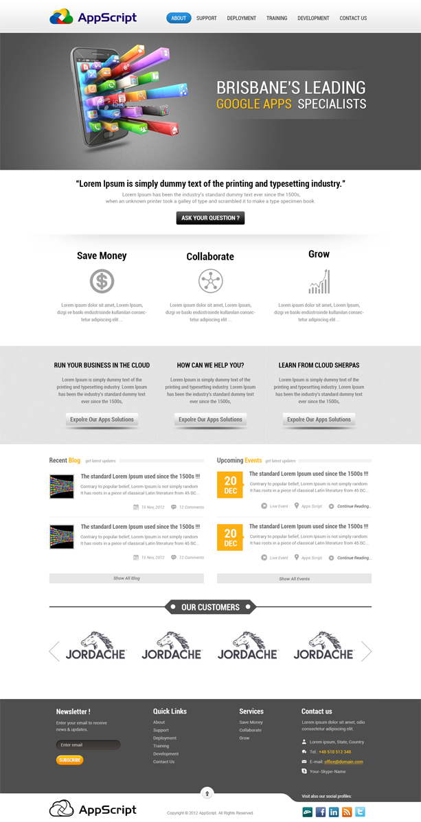 Diseño Web por Mayank Patel para AppScript | Diseño #1178282