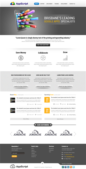 Web Design by Mayank Patel for AppScript | Design: #1178282