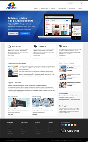 Web Design by pb for AppScript | Design: #1162535