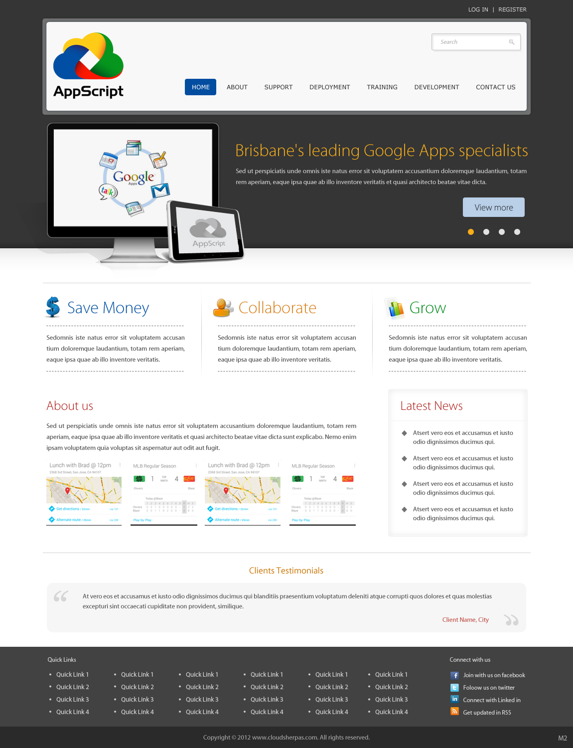 Web Design by pb for AppScript | Design #1164011