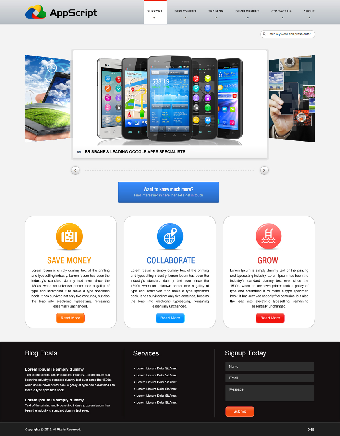 Diseño Web por pb para AppScript | Diseño #1166382