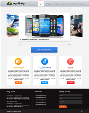 Web Design by pb for AppScript | Design: #1166382