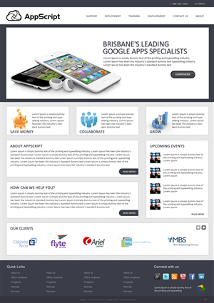 Web Design by pb for AppScript | Design: #1166391