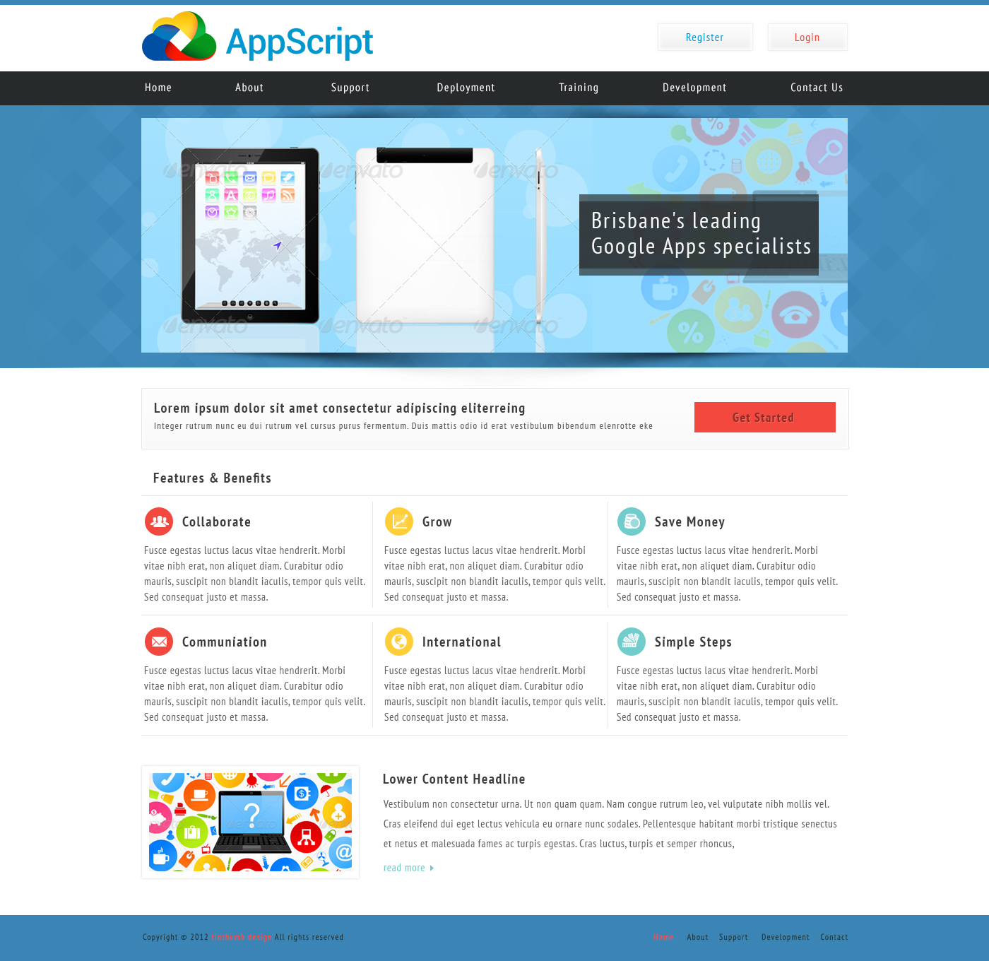 Diseño Web por tinthumb para AppScript | Diseño #1163764