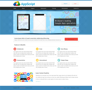 Web Design by tinthumb for AppScript | Design #1163764