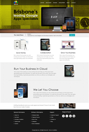 Web Design by Oxygen Creatives for AppScript | Design #1158747