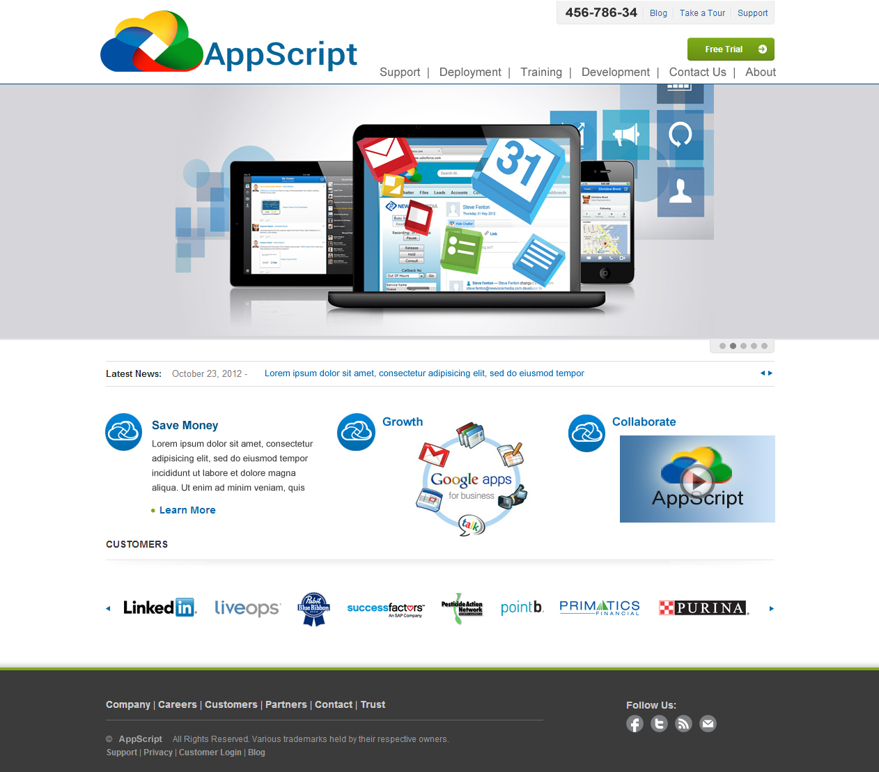 Web Design by MSA for AppScript | Design #1180085
