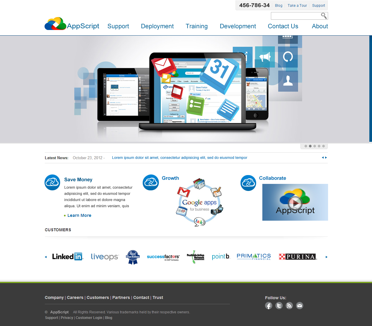 Web Design by MSA for AppScript | Design #1180114