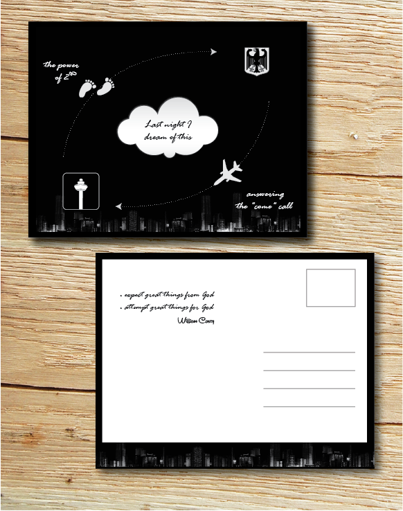 Postcard Design by alex989 for this project | Design #4148109