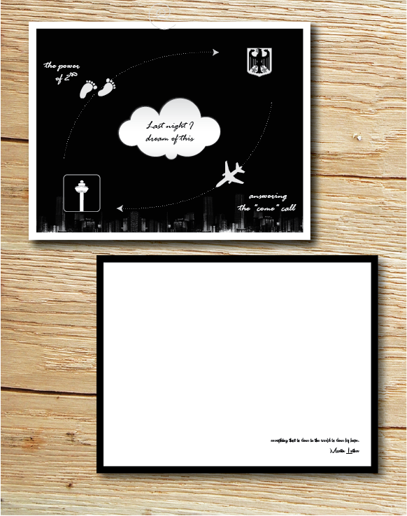 Postcard Design by alex989 for this project | Design #4258242