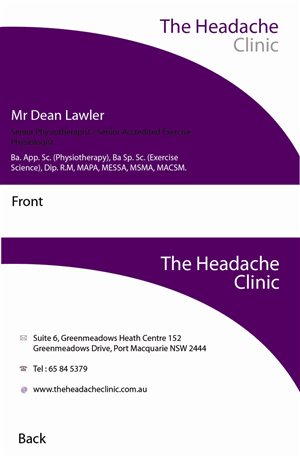 Business Card Design by AHK.Designs