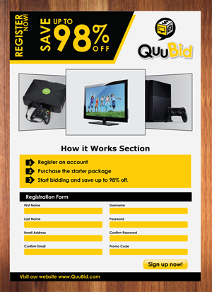 retail flyer design