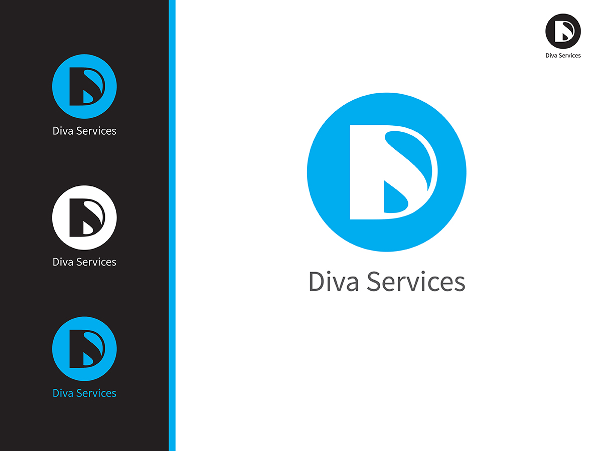 Logo Design by LR Design for Diva Services | Design #4309664