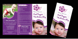 Broschüren-Design von Sbss für cherry blossomz nappies | Design: #1157910